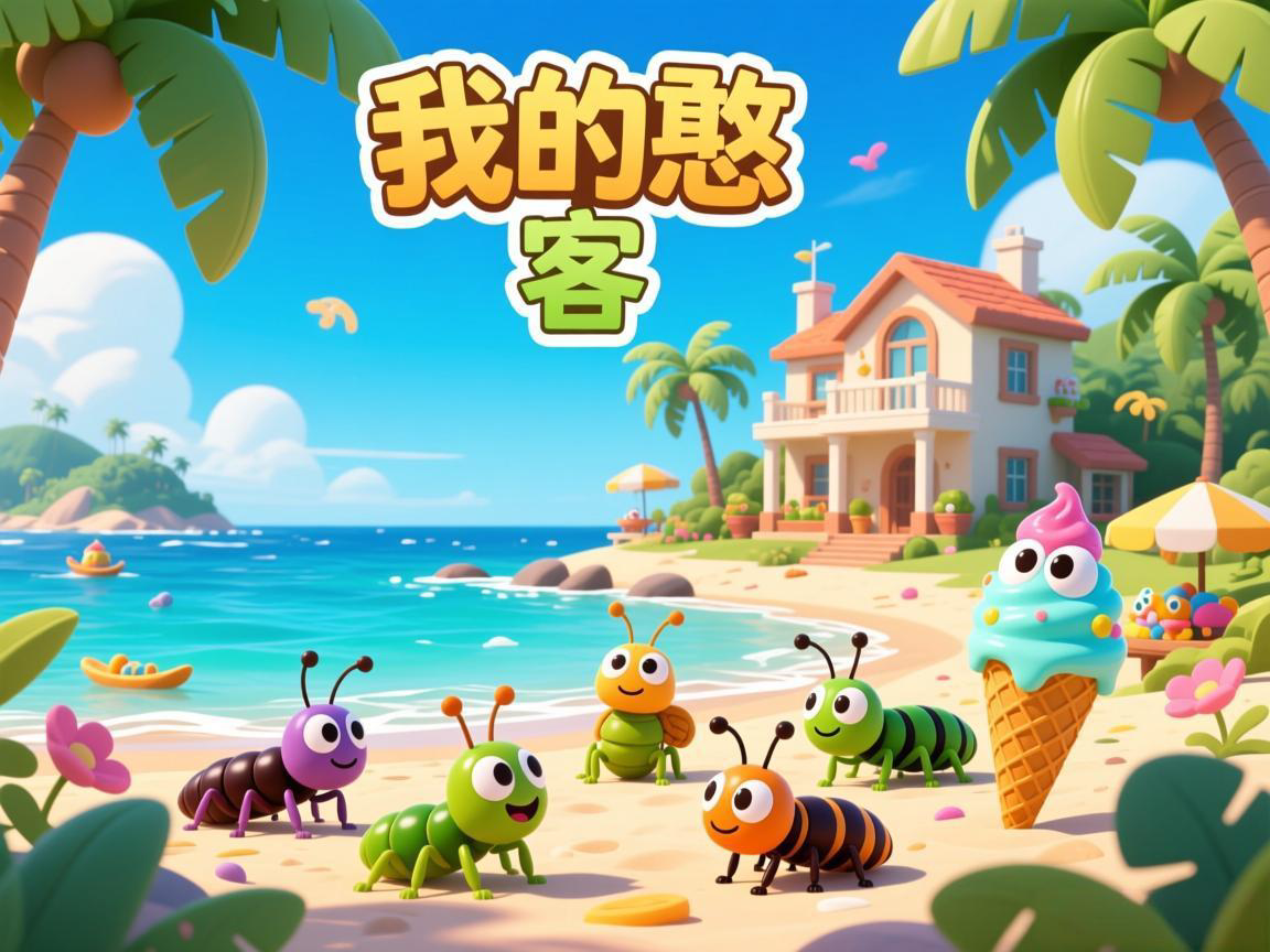 我的憨客海岛上更新 豪墅冰激凌昆虫收集乐趣多 我的憨客海岛上更新 豪墅冰激凌昆虫收集乐趣多