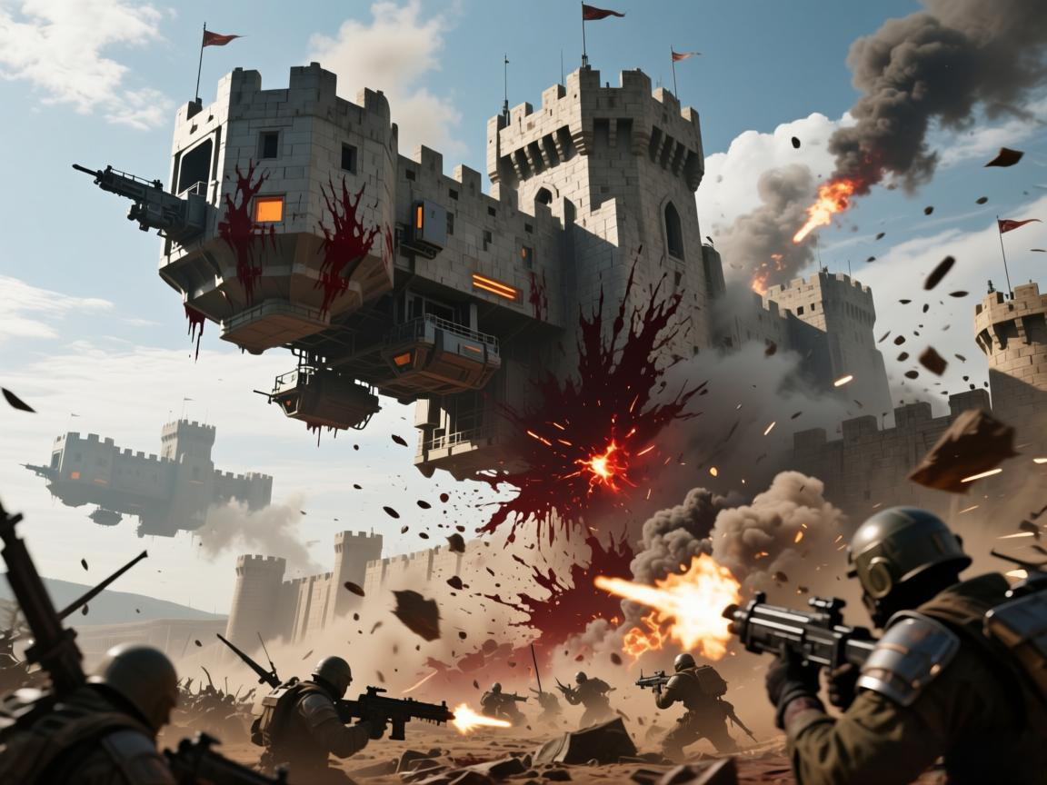 空中堡垒血量优势碾压战场 空中堡垒血量优势碾压战场